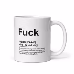 Mugg Fuck - White - 11 oz