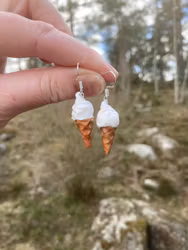 Mjukglass örhängen