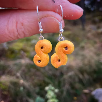 Lussebullar örhängen