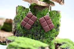 Chokladbit örhängen