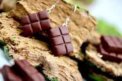 Chokladbit örhängen