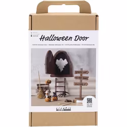 Halloweendörr DIY