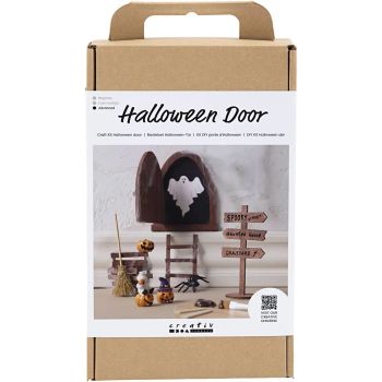 Halloweendörr DIY