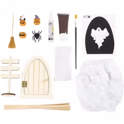 Halloweendörr DIY