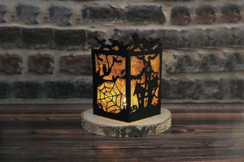 Halloween paper tealight