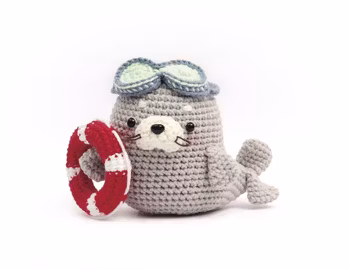 Minigurumi Säl
