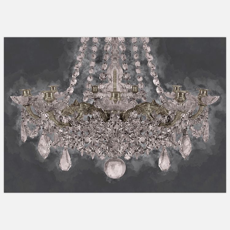 Maria Theresa Chandelier Art Print