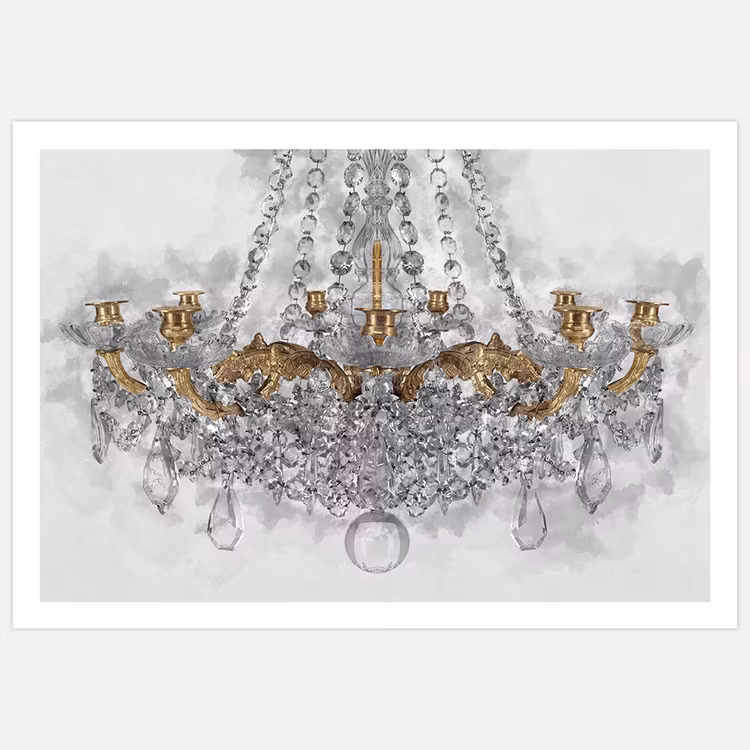 Chandelier Art Print