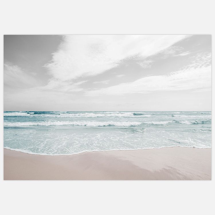 Sea Horizon Coloured Art Print