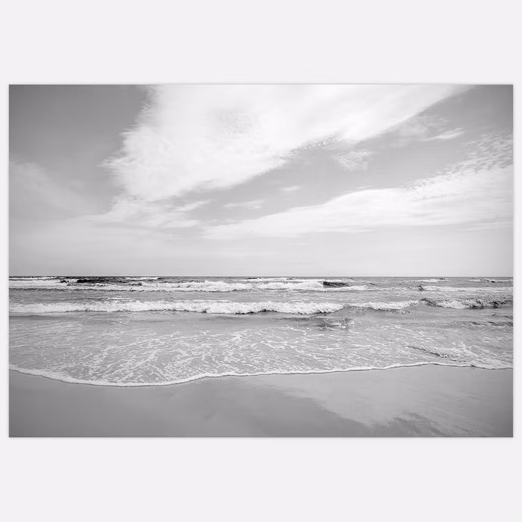 Sea Horizon black & white