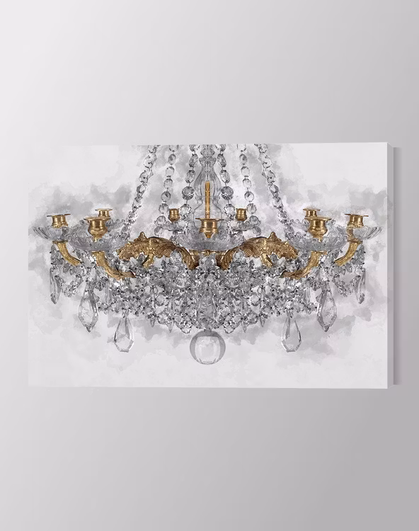 Chandelier Canvas Print