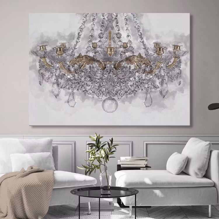 Chandelier Canvas Print