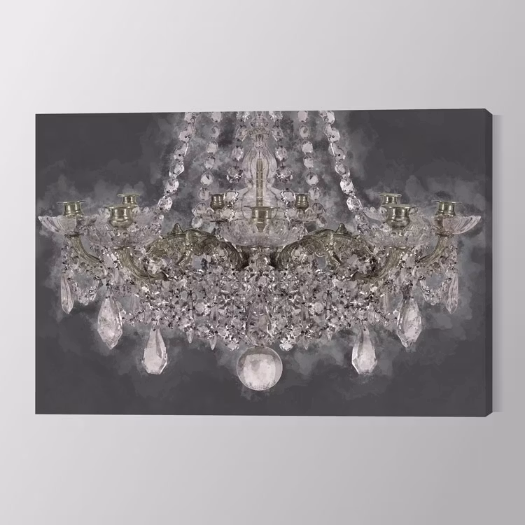 Maria Theresa Chandelier Canvas Print