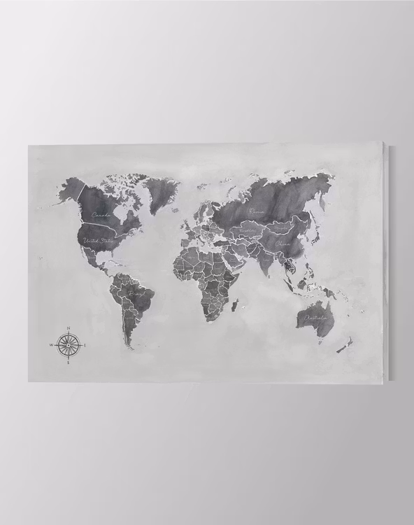 World Map Canvas Print