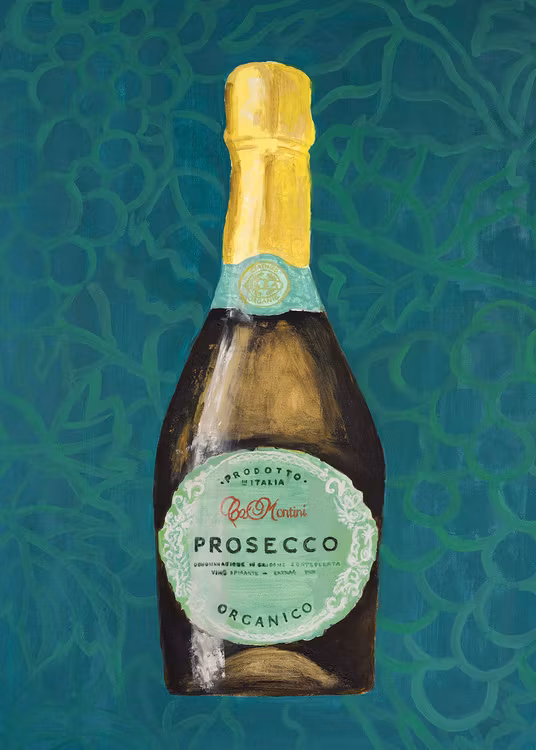 Sparkling Wine Art 2 Canvas Print