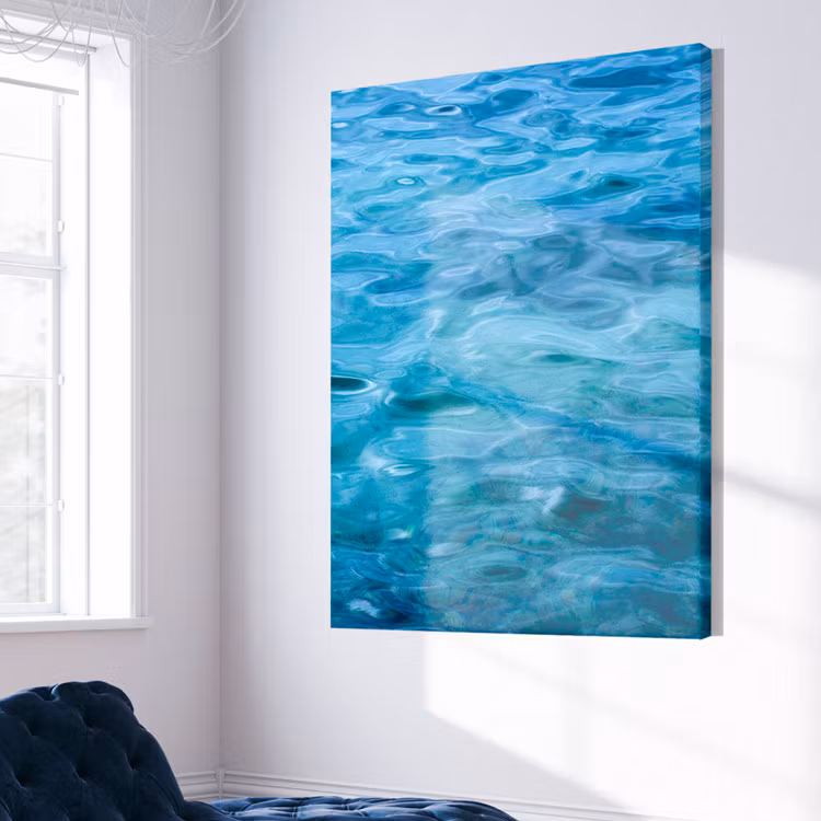 Water Art Canvas Print
