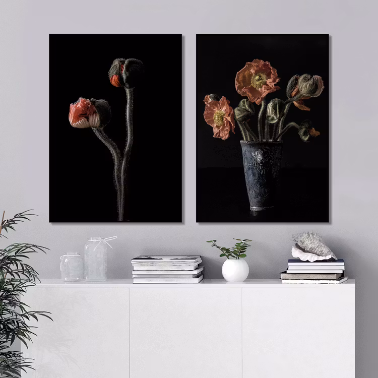 Gallery Wall Red Poppies Art Prints