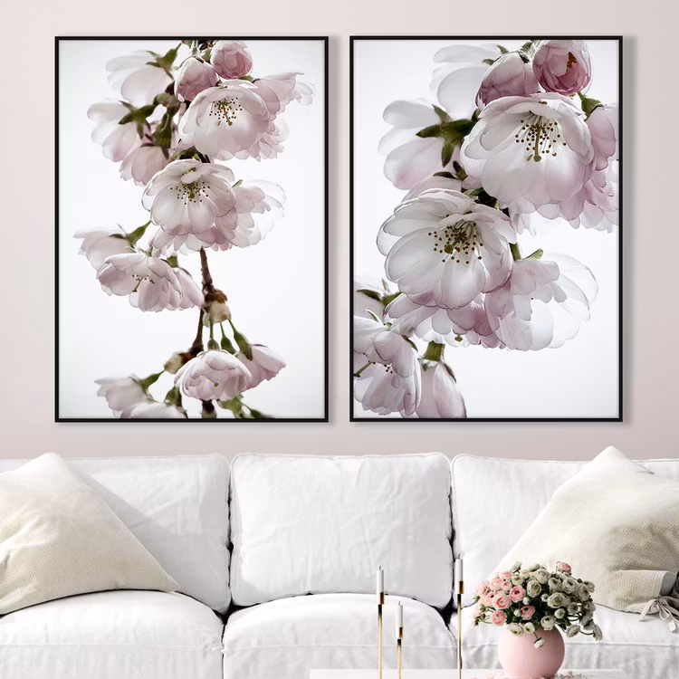 Gallery Wall Cherry Blossom Art Prints