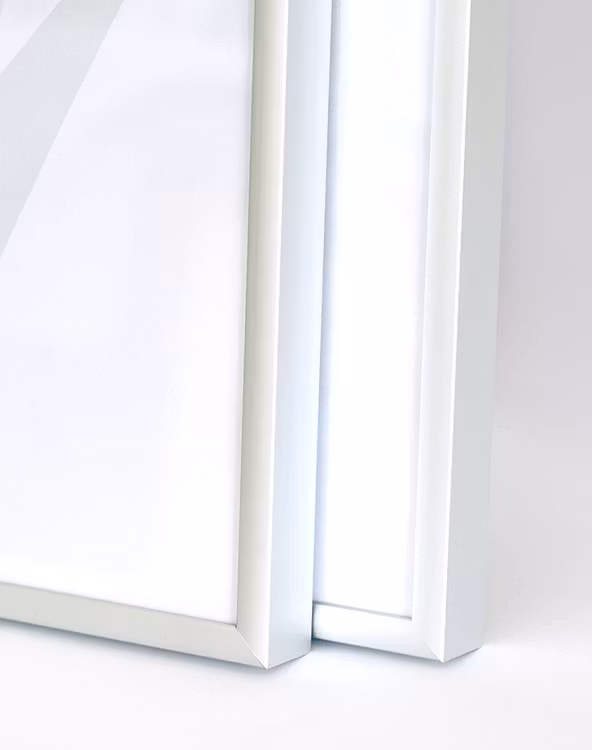 Silver colored picture frame 30x40 cm – 12x16 in – 8x22 mm