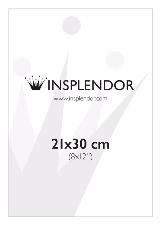 White wood picture frame 21x30 cm – 8x12 in – 12x22 mm