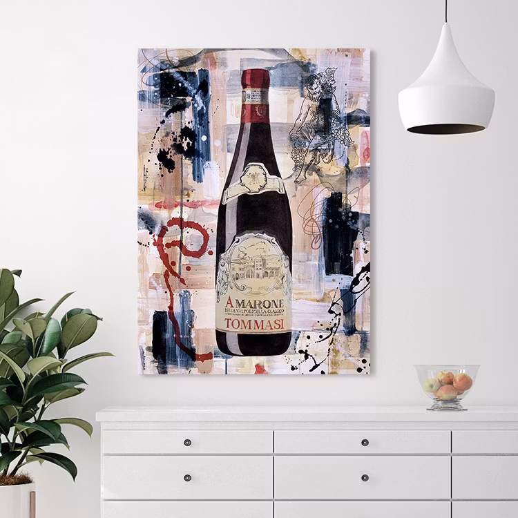 Wine Artwork 2 Canvas Print