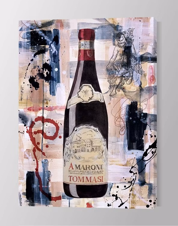 Wine Artwork 2 Canvas Print