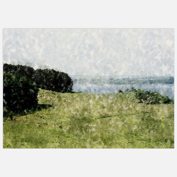 Painted Landscape Art Print