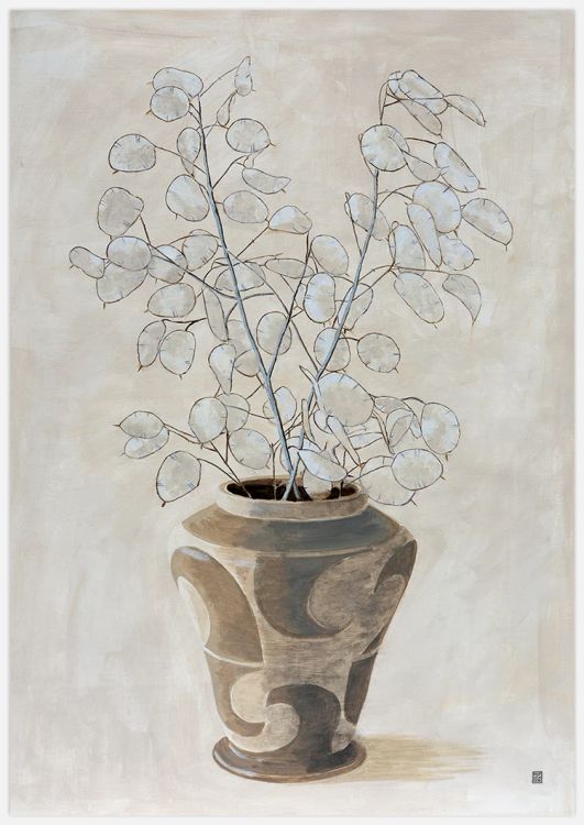 Honesty Plant Art Print