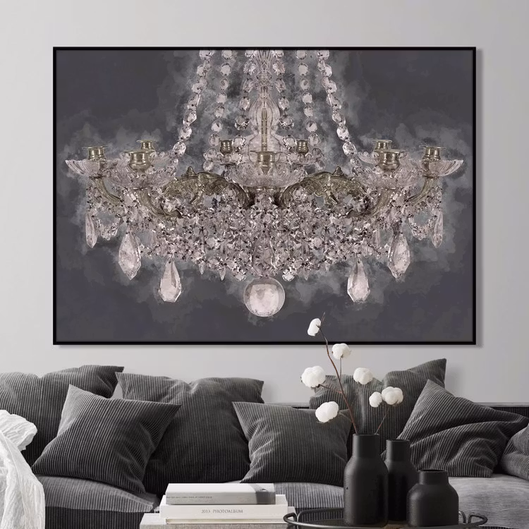 Maria Theresa Chandelier Art Print
