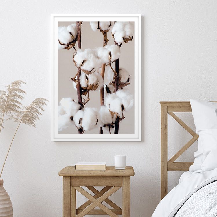 Cotton 2 Art Print