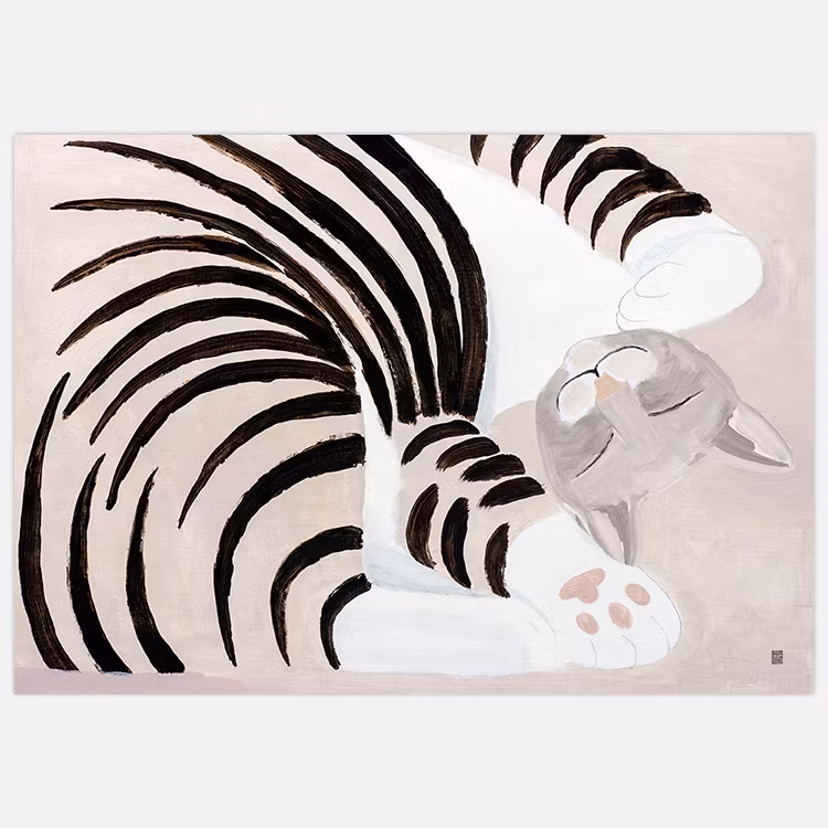 Wall Art Kittenish Art Print, artwork Insplendor art studio.