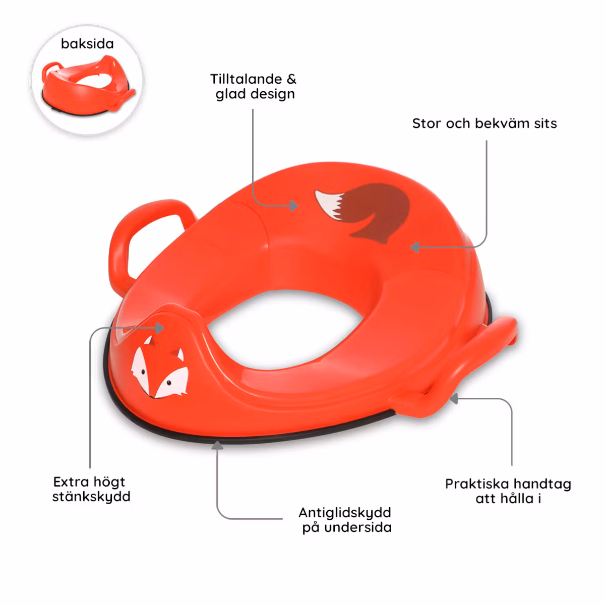 Toasits & pall till badrum My Carry Potty Räv