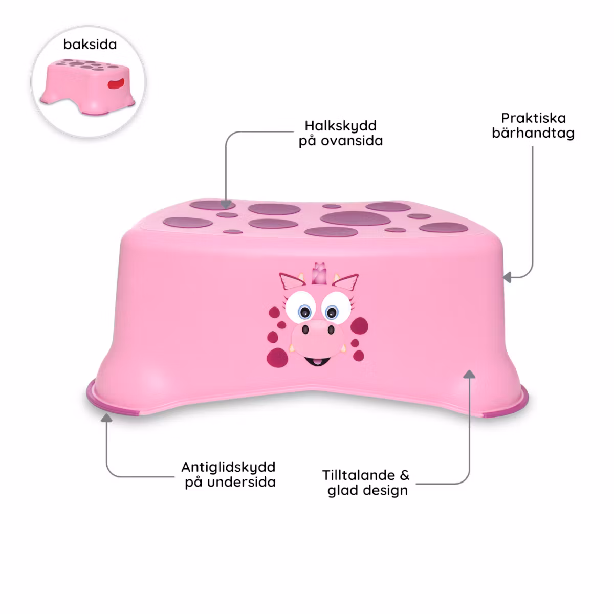 My Carry Potty Rosa Drake – set för att sluta med blöja