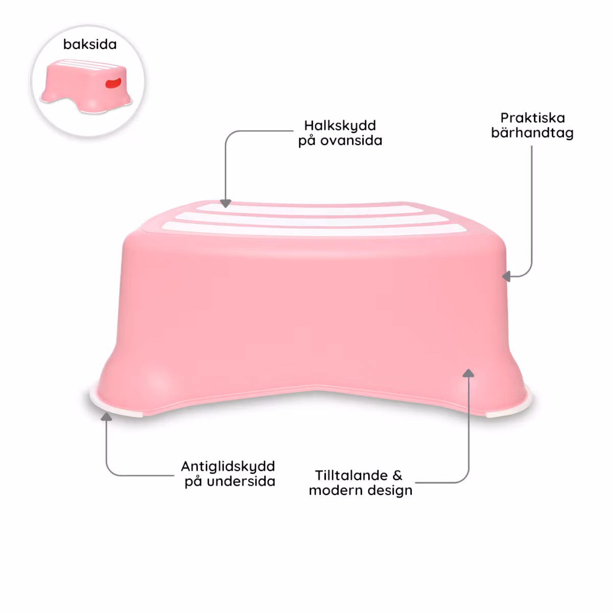 My Carry Potty pall till barn Rosa