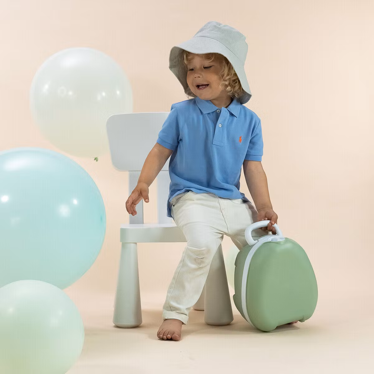 Potträna med My Carry Potty potta Pastellgrön