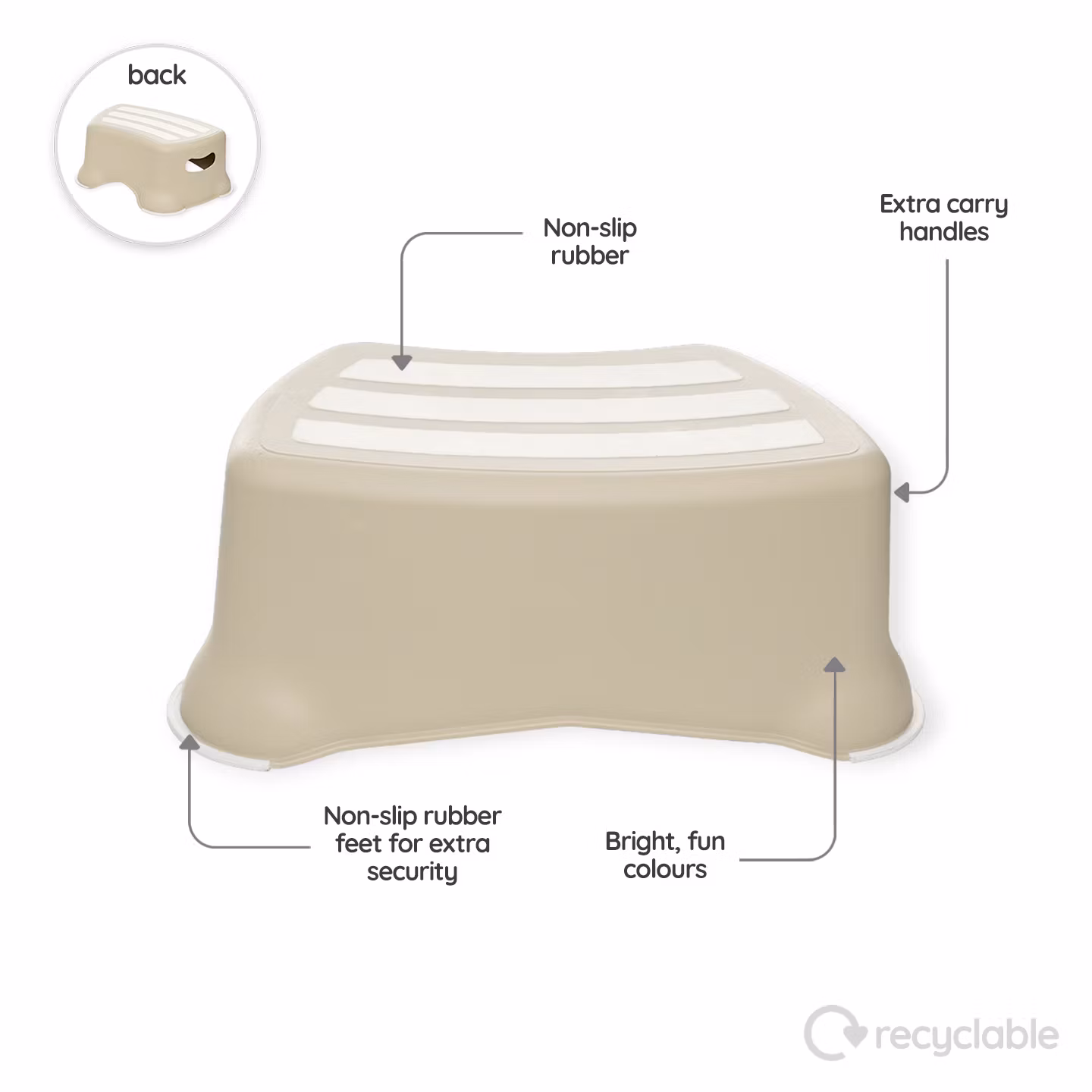 My Carry Potty Potträningskit Naturbeige