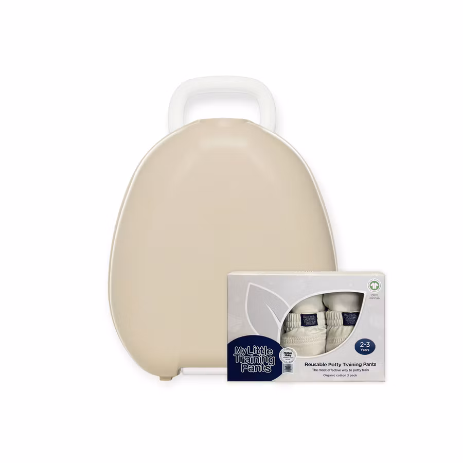 My Carry Potty Naturbeige & Potträningsbyxor