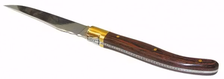Laguiole Grillkniv 6st, brunt trähandtag och mässing [40268035]