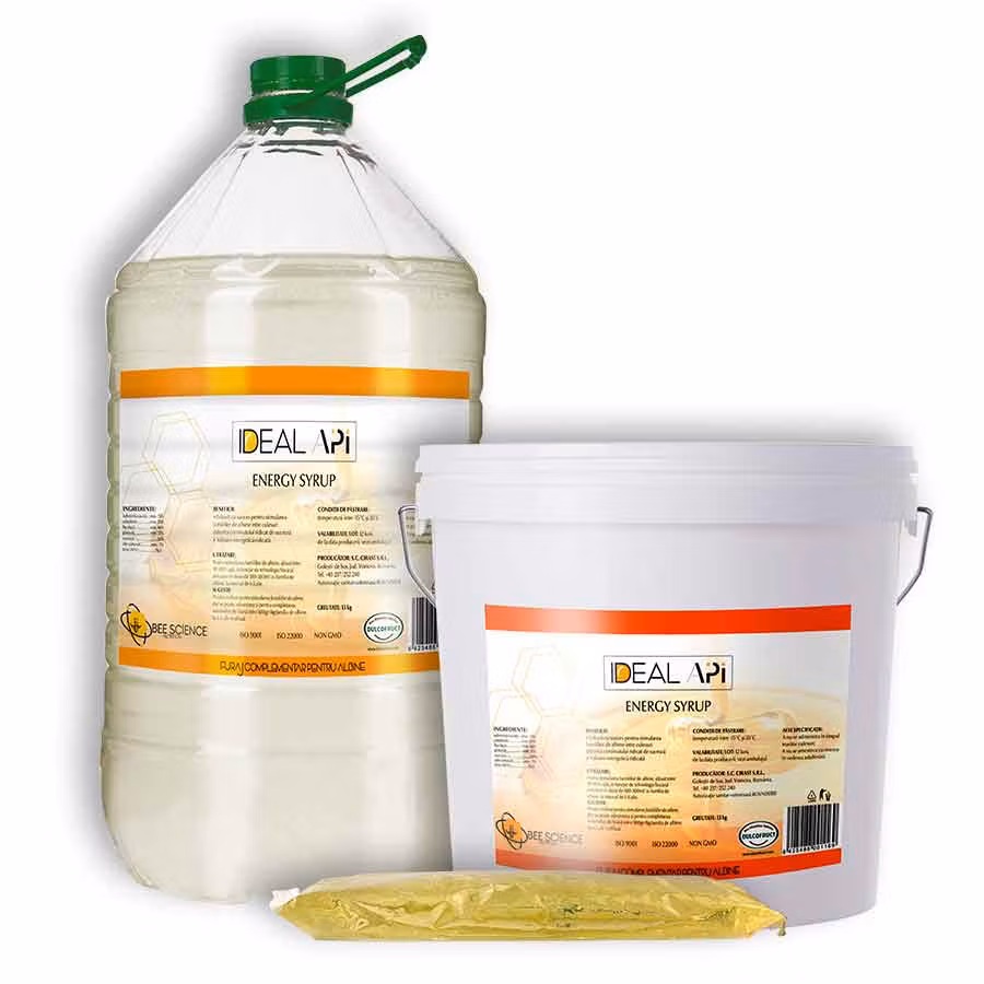 Ideal Api Energy Syrup flytande foderpåse 2 kg x 6 – låda
