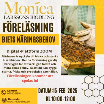 Föreläsning Biets Näringsbehov 15 feb 2025