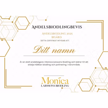 Andelsbiodling Bigård Valhall år 2026