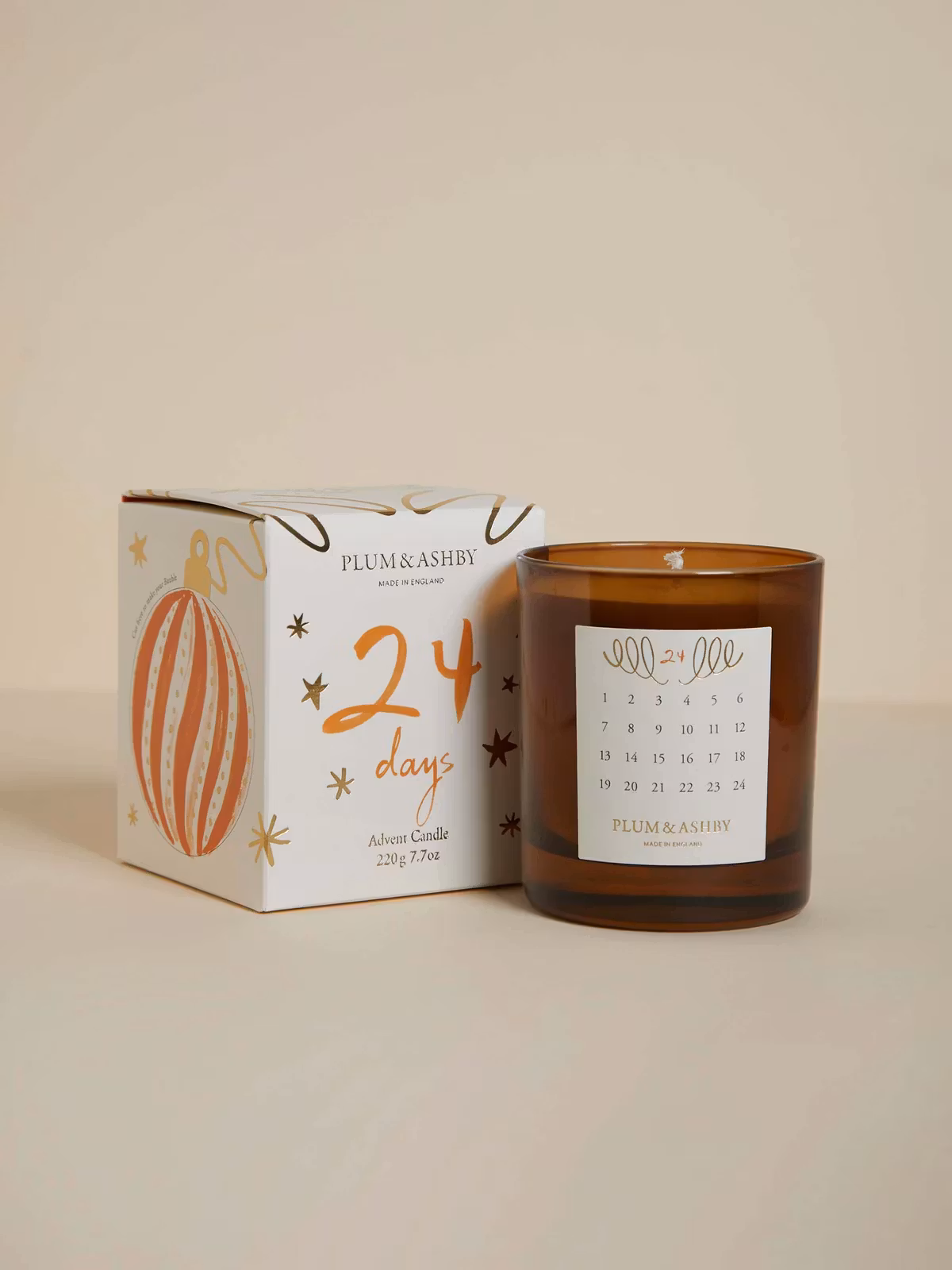 24 Days Advent Candle