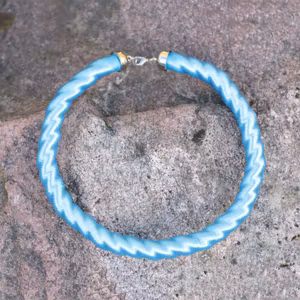 Blue silk Rope