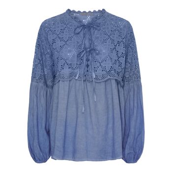 Blus Jeansblå