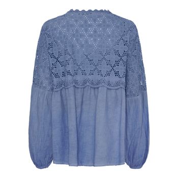 Blus Jeansblå