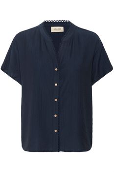 CREAM Marinblå blus