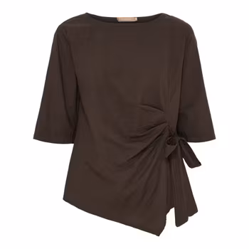 Blus med knytband