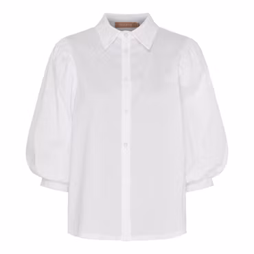 Blus med puffade ärmar