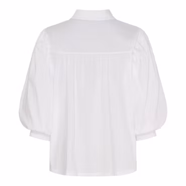 Blus med puffade ärmar