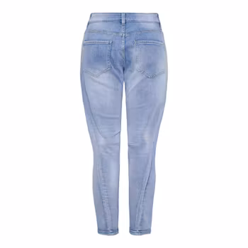 Jeans med blommor